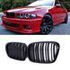 Решетки радиатора BMW E39 M Performance глянец ноздри двухреберные 4b6-938 фото 1