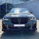 Накладка переднього бамперу BMW G05 дорестайл чорний глянець c31-47c фото 2