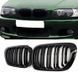 Решетки радиатора BMW E46 дорест купе, кабриолет M Performancе ноздри двухреберные 801-4a8 фото 1