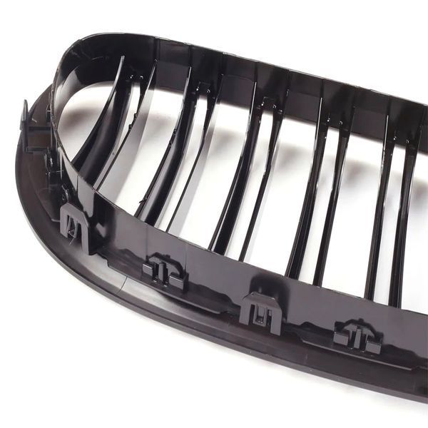 Решетки радиатора BMW F01 F02 F03 F04 M Performance глянец ноздри двухреберные a0b-322 фото