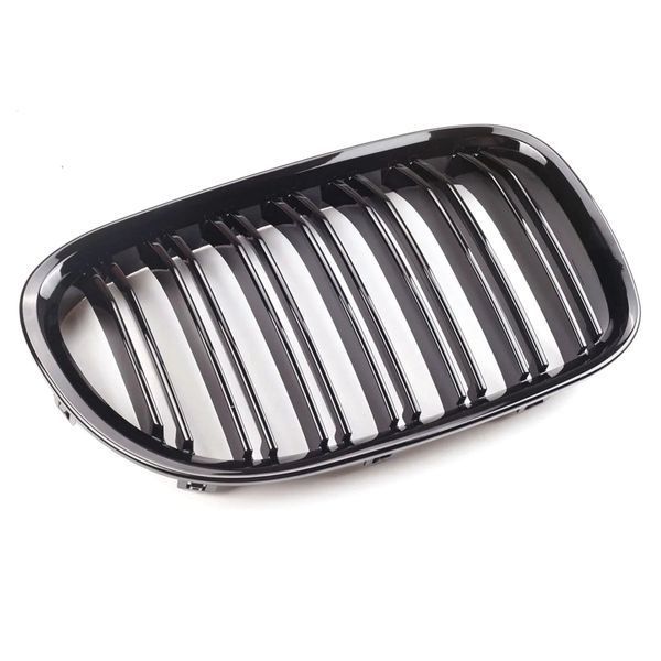 Решетки радиатора BMW F01 F02 F03 F04 M Performance глянец ноздри двухреберные a0b-322 фото