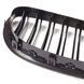Решетки радиатора BMW F01 F02 F03 F04 M Performance глянец ноздри двухреберные a0b-322 фото 6