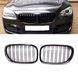 Решетки радиатора BMW F01 F02 F03 F04 M Performance глянец ноздри двухреберные a0b-322 фото 1