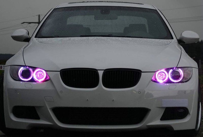 Led marker (2шт) BMW H8 40W RGBW Bluetooth ангельские глазки 767-c0a фото