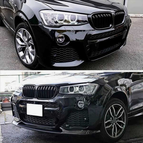 Решітки радіатора BMW X3 F25 X4 F26 рестайл M Performance ніздрі двореберні 6a1-7a7 фото