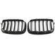 Решітки радіатора BMW X5 E70 X6 E71 M Performance ніздрі глянцеві двореберні 575-8c4 фото 3