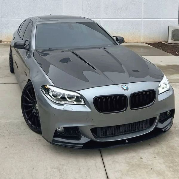 Решетки радиатора BMW F06 F12 F13 M Performance глянец ноздри двухреберные 502-302 фото