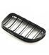 Решетки радиатора BMW F06 F12 F13 M Performance глянец ноздри двухреберные 502-302 фото 4