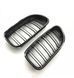 Решетки радиатора BMW F06 F12 F13 M Performance глянец ноздри двухреберные 502-302 фото 2