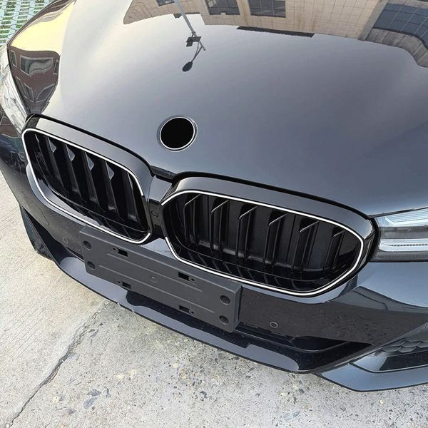 Решітка радіатора для BMW G30 G31 G38 рестайл M Performance ніздрі двореберні 776-08a фото