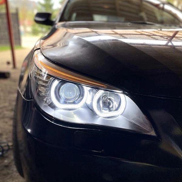 Ангельські глазки Crystal LED BMW в стилі DTM Angel Eyes 3a0-158 фото