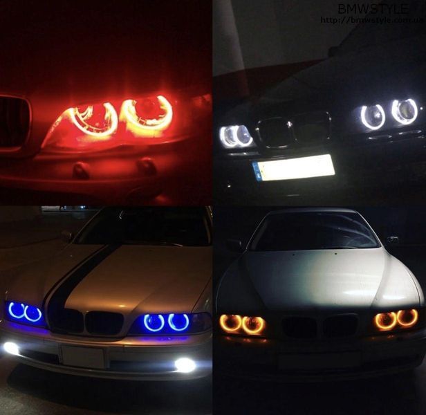 Led marker янтарный (2шт) BMW 5W E39 E53 E60 E63 E65 E83 E87 ангельские глазки 419-0i1 фото