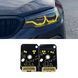 Желтые LED DRL BMW G30 G31 дорест Full Led 09b-41b фото 1