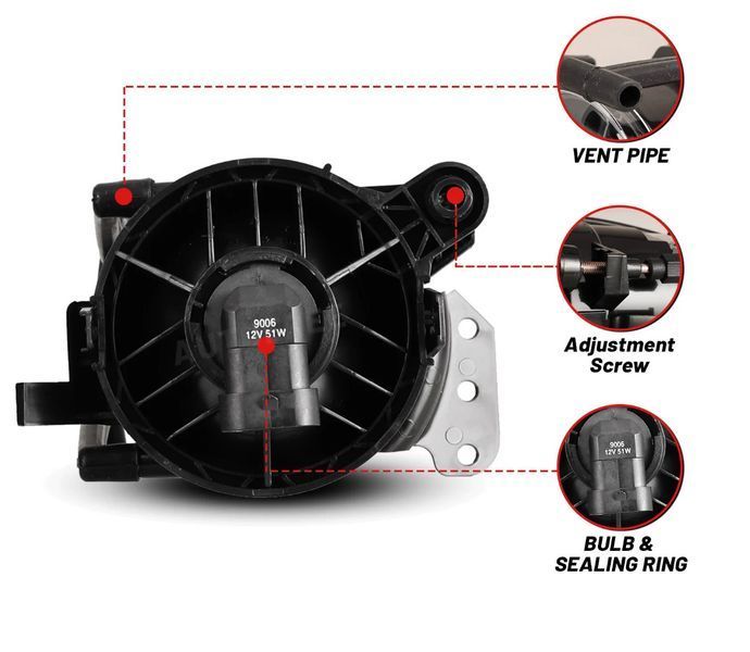 Противотуманные фары BMW E60 E63 E83 E90 Winjet WJ30-0161-09 фото