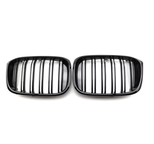 Решетки радиатора BMW X3 G01 X4 G02 дорест M Performance ноздри двухреберные 4ba-552 фото