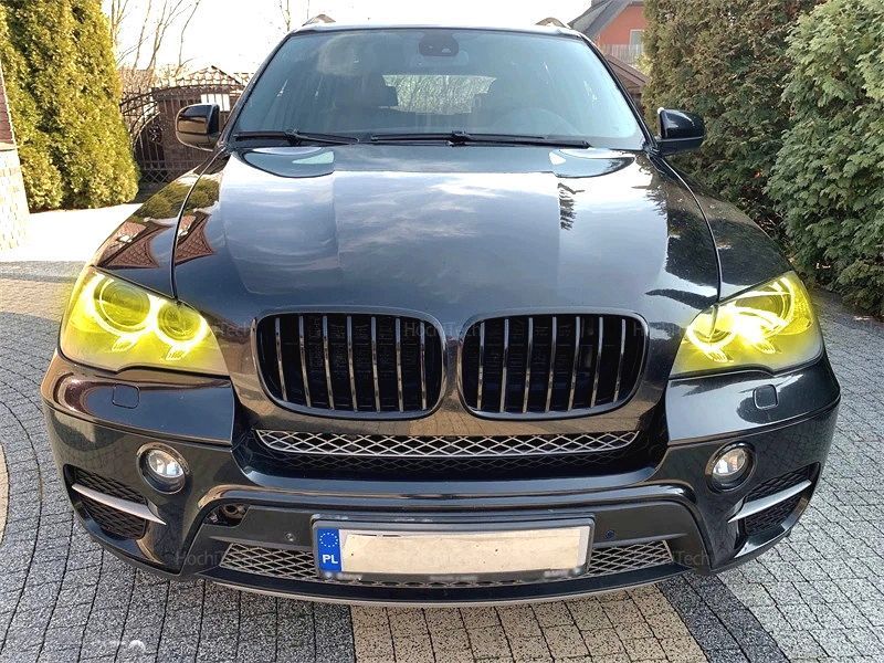 Жовті LED DRL чіпи BMW E70 E92 F06 F15 F16 F25 F32 F36 XENON b64-bii фото