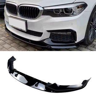 Накладка переднього бампера BMW G30 G31 дорест M Performance чорный глянець (сплиттер) ca5-a84 фото