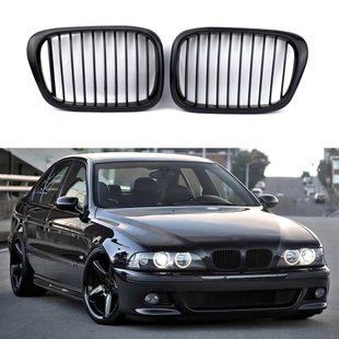 Решетки радиатора BMW E39 рестайл матовые ноздри однореберные ai1-5c8 фото