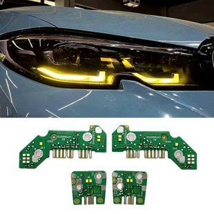 Жовті LED DRL чіпи BMW G20 G21 дорест FULL LED b01-1ac фото